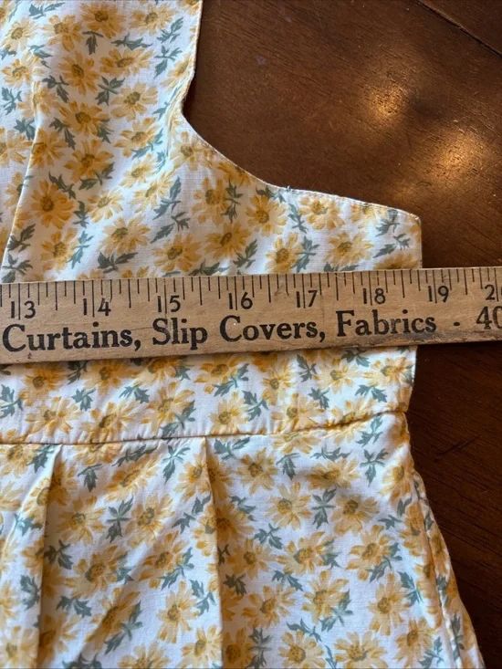 Vintage Compaigne Internationale Express Floral Yellow Maxi Dress Jumper Large - Picture 9 of 12